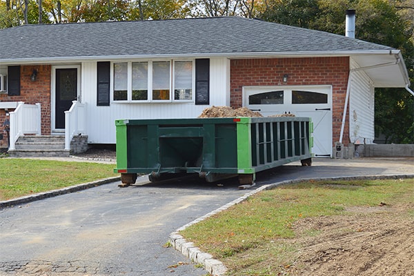 we provide residential dumpsters specifically for residential properties
